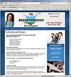 My Breakthrough Strategies website