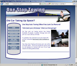 One Stop Towing Website