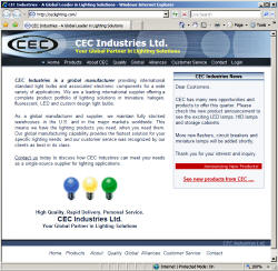 CECD Lighting webiste